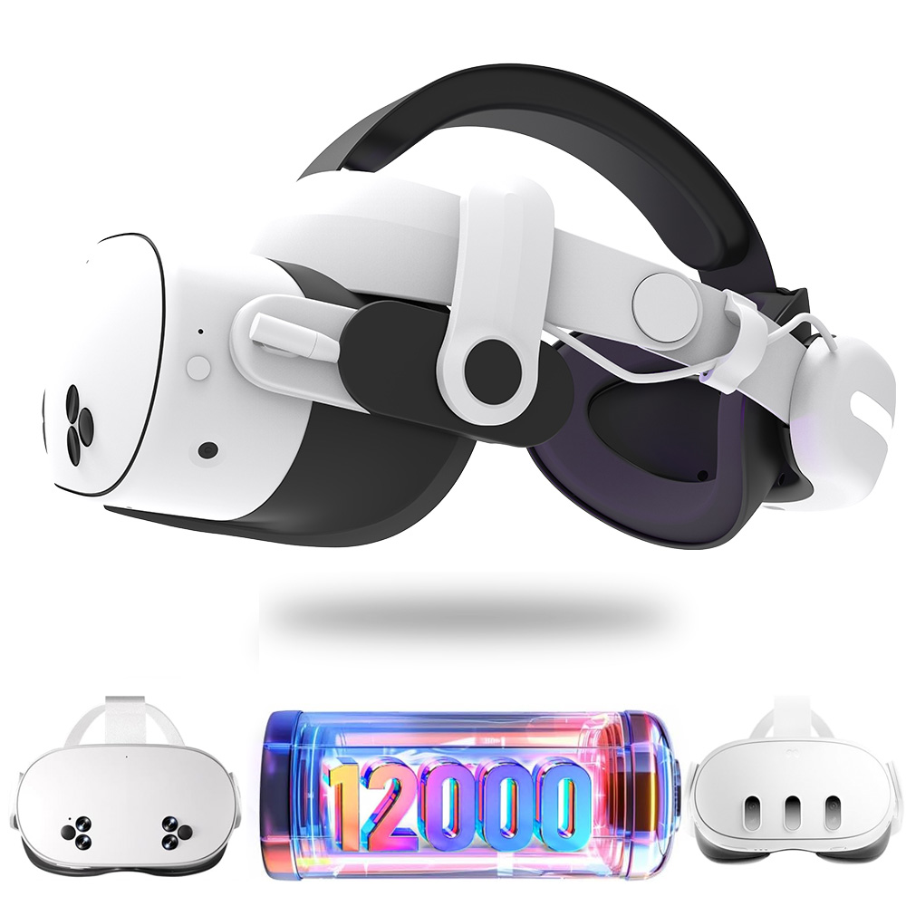 Gaming Accessories Headset - Untuk Headset VR Quest3S 12000mAh Tali