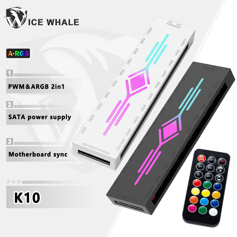 Fan Hub Rgb Controller - ICE Whale K10 1 hingga 10