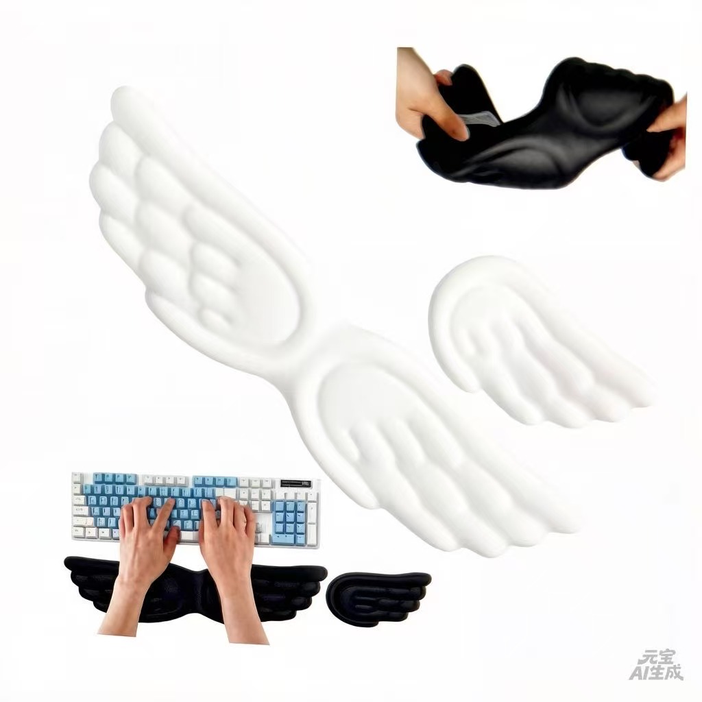 Gaming Accessories Girly - Alas Mouse Keyboard dengan Penyangga Pergelangan