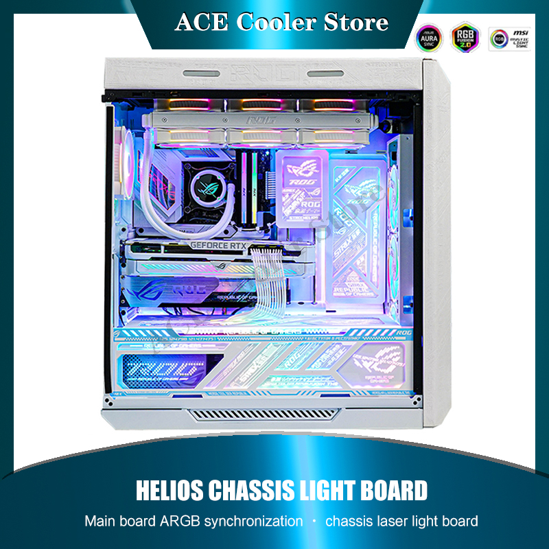 Gaming Accessories Lights - RGB Mirror PC Case Backplate Panel