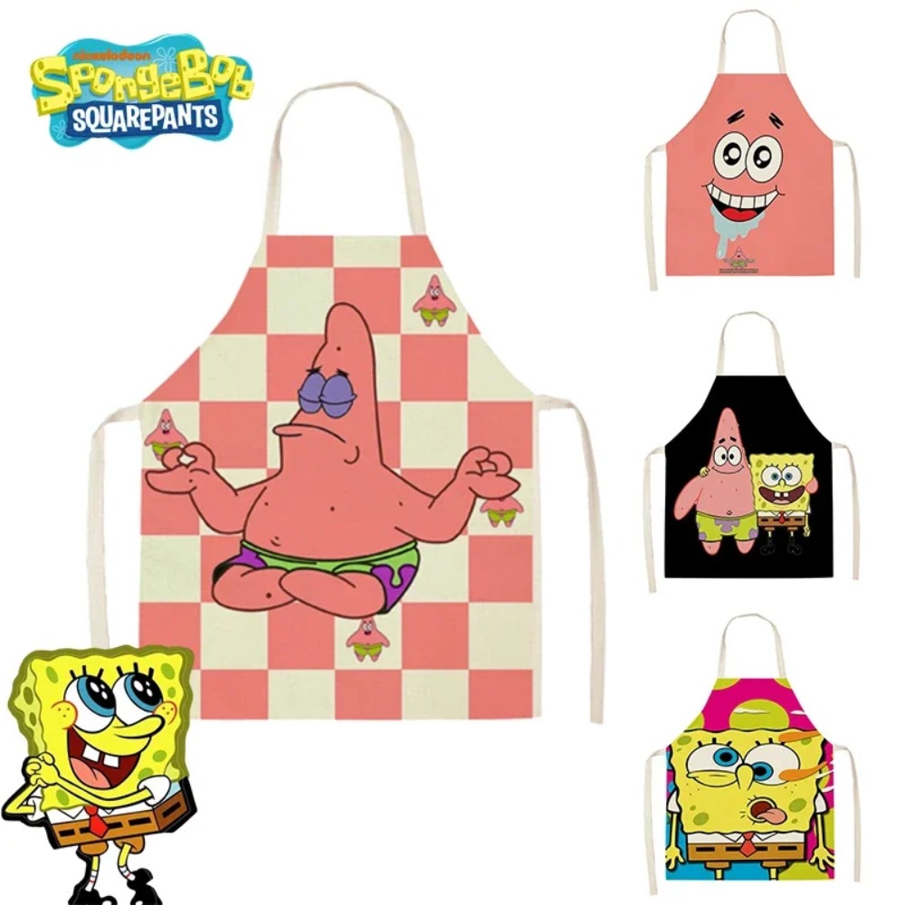 Gaming Kitchen Accessories - Celemek Dapur SpongeBob Patrick untuk Dewasa,