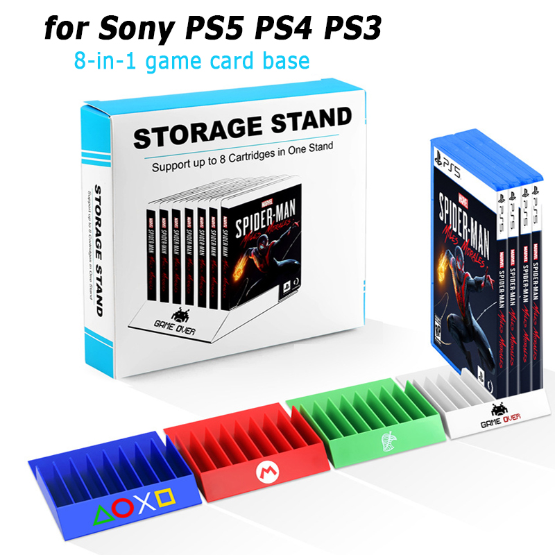 Gaming Accessories Box - Pemegang kotak penyimpanan kartu game, braket
