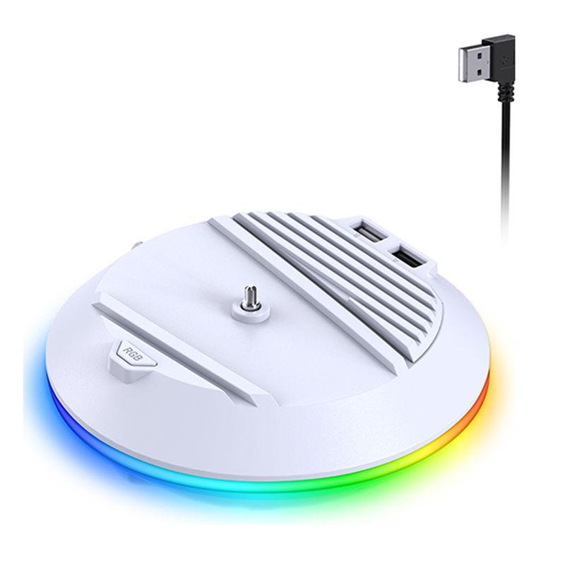 Gaming Accessories Lights - AED7-Stand Vertikal Dengan Lampu RGB Untuk
