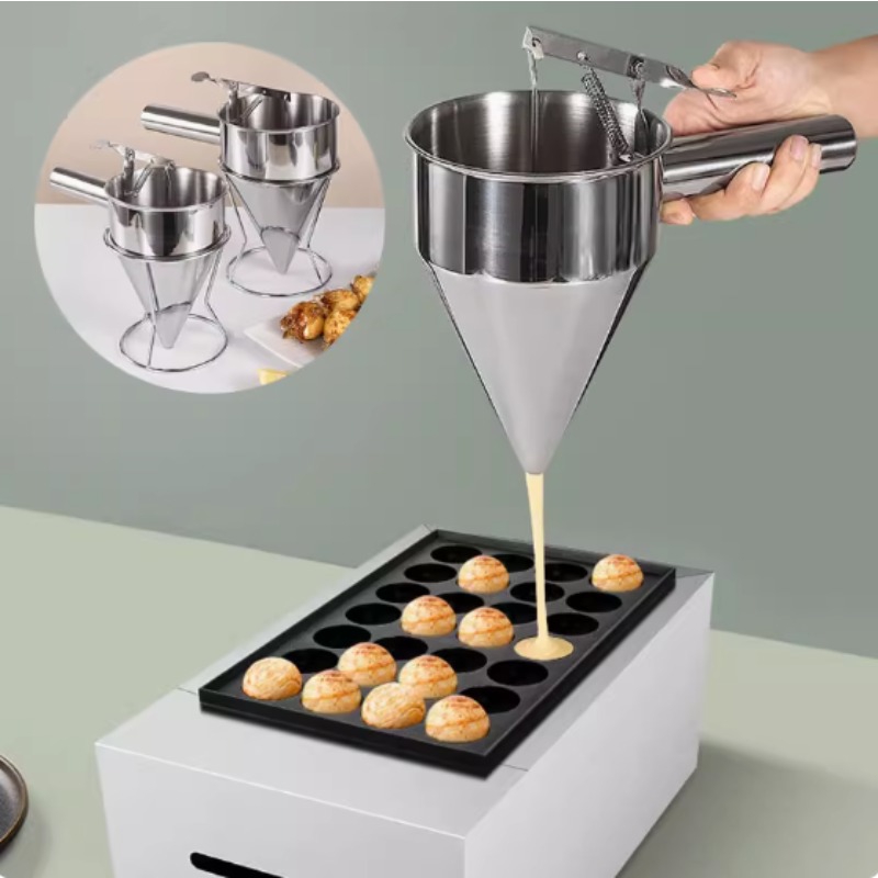 Gaming Kitchen Accessories - Dispenser Corong Cairan Stainless Steel 600/1200ML,