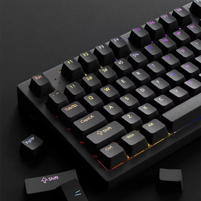 Gaming Accessories Aesthetic - 130+ Tombol Hitam Kustom Double Shot