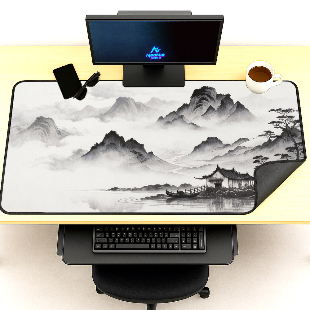 Alas Mouse Cina Hitam Putih Es - Gaming Accessories Officeworks ulasan dan harga