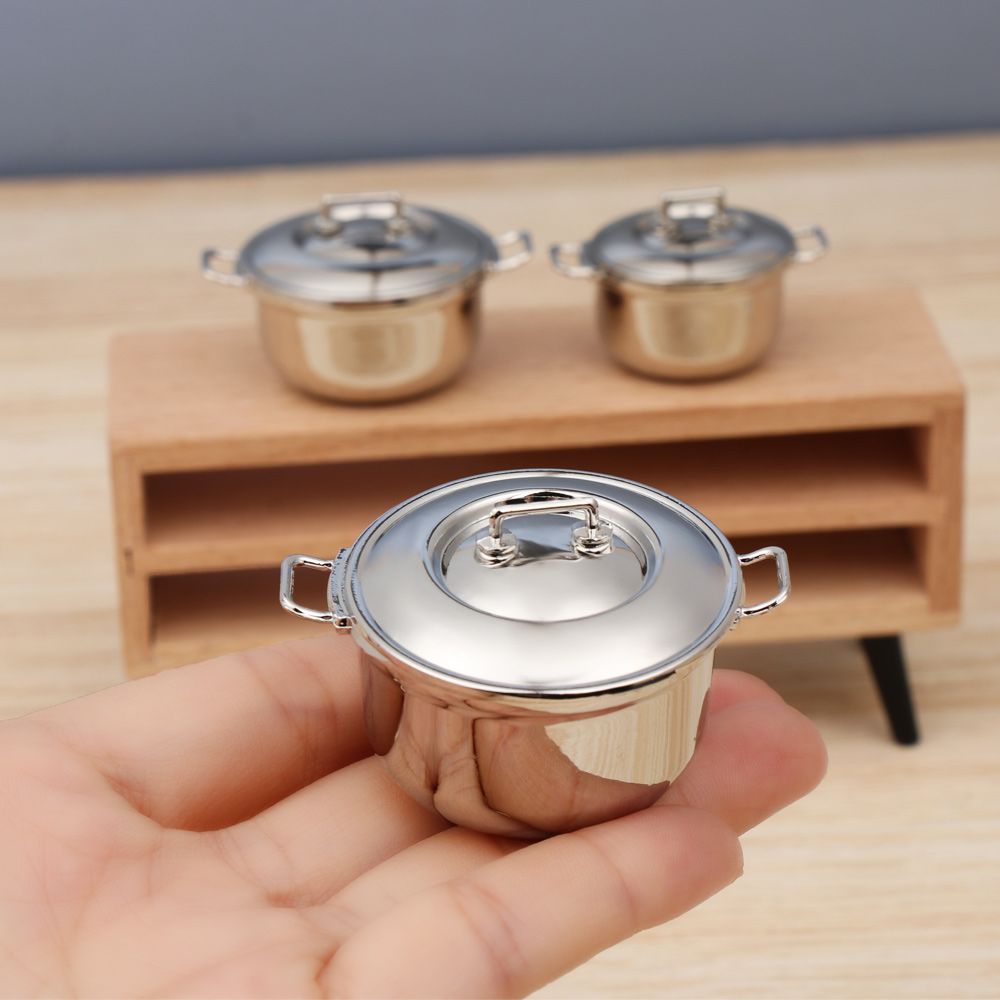 1/12 miniatur panci sup dengan - Gaming Kitchen Accessories ulasan dan harga