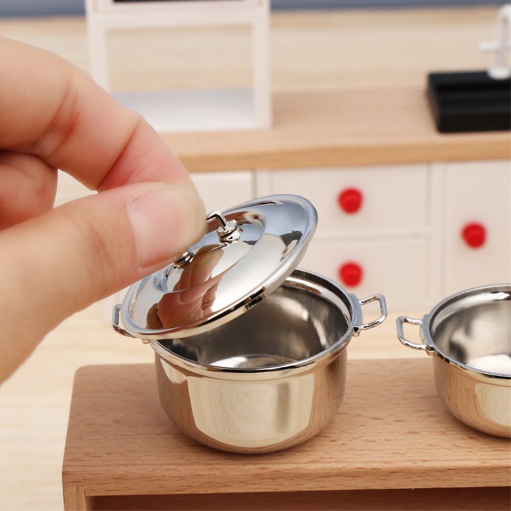1/12 miniatur panci sup dengan - Gaming Kitchen Accessories ulasan dan harga