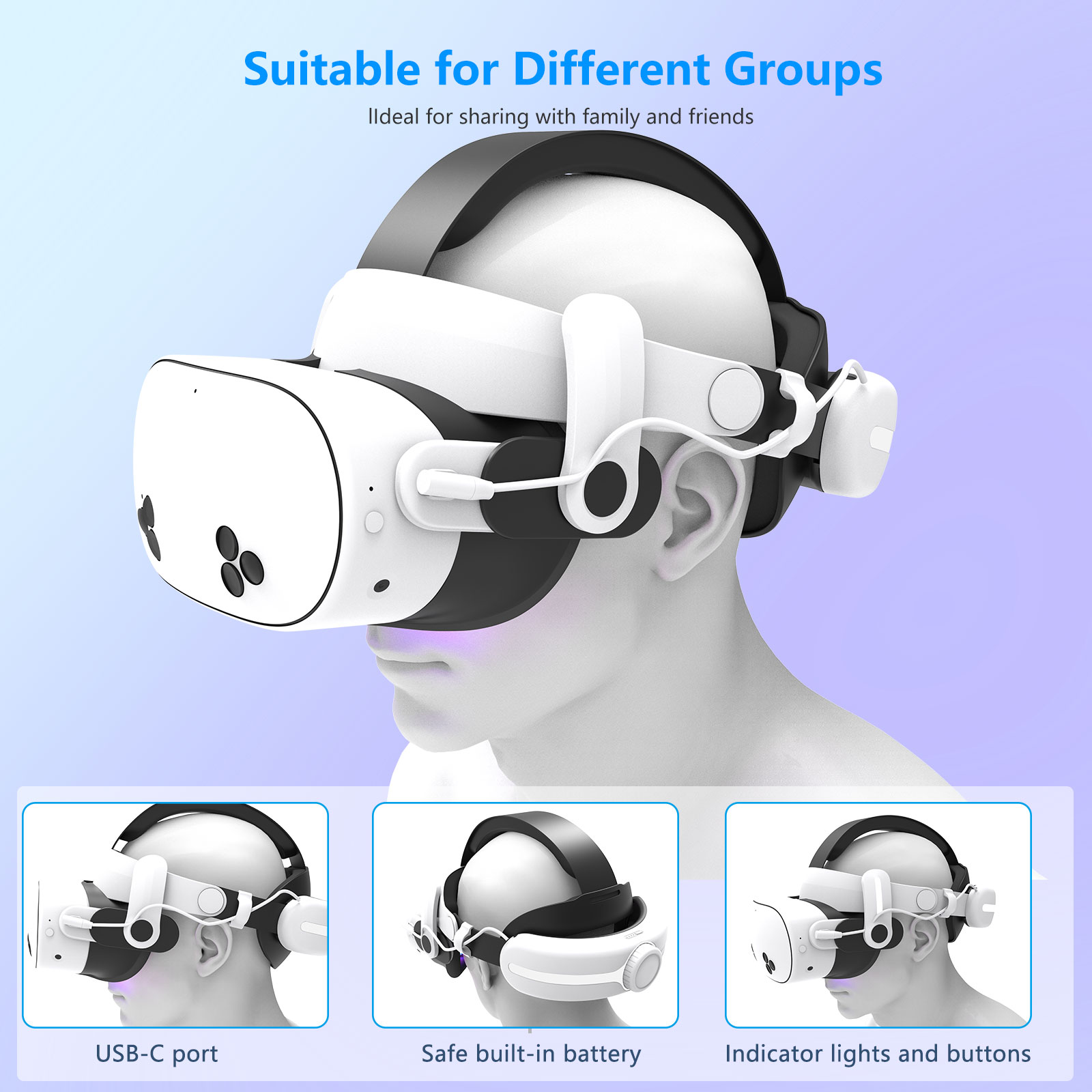 Untuk Headset VR Quest3S 12000 - Gaming Accessories Headset ulasan dan harga