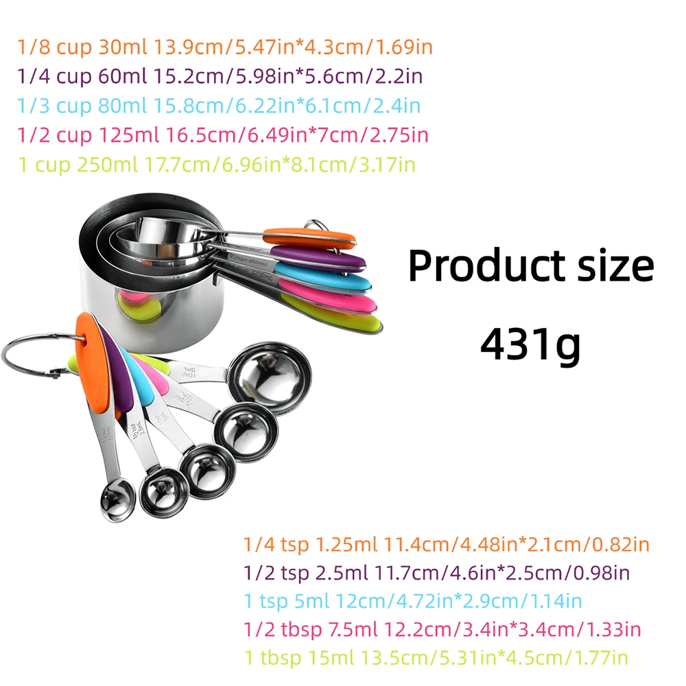 5/10 Buah Gelas Ukur dan Sendo - Gaming Kitchen Accessories ulasan dan harga