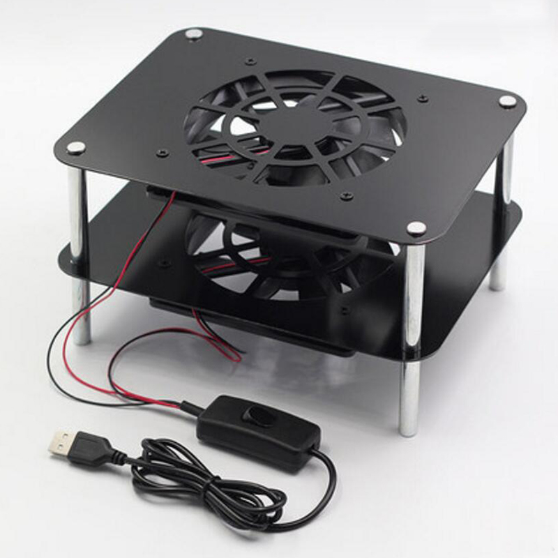 USB Cooling Rack Dengan Kipas  - Fan Hub Rgb Controller ulasan dan harga