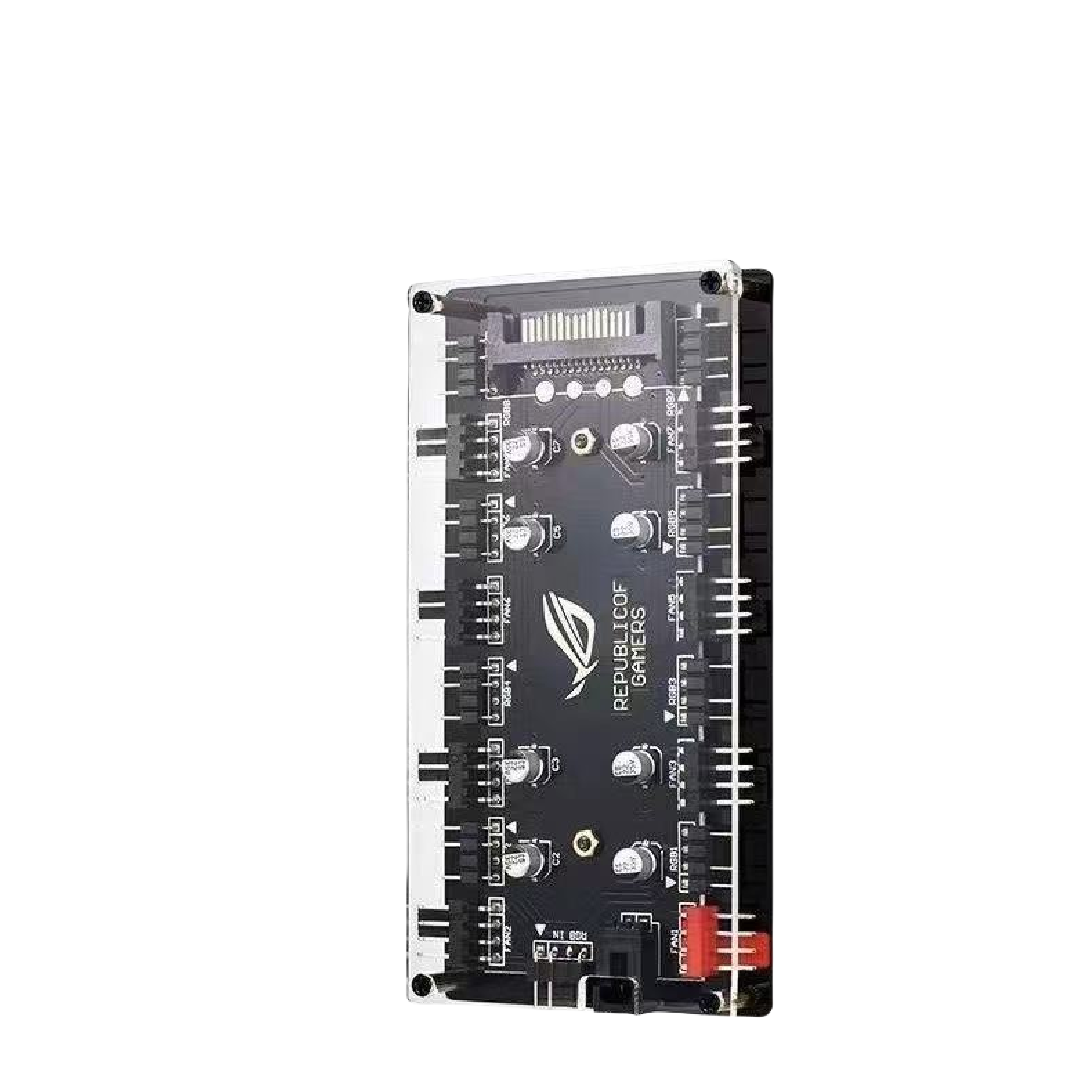 Dual 8-Port Fan Hub ARGB/PWM 2 - Fan Hub Rgb Controller ulasan dan harga