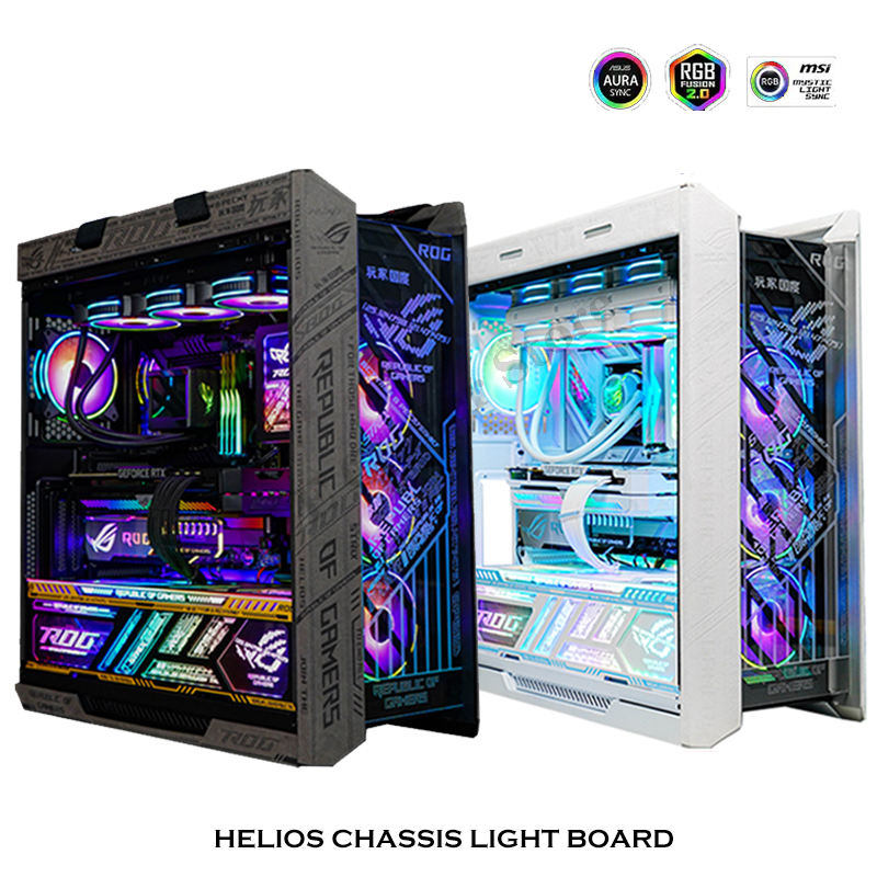 RGB Mirror PC Case Backplate P - Gaming Accessories Lights ulasan dan harga