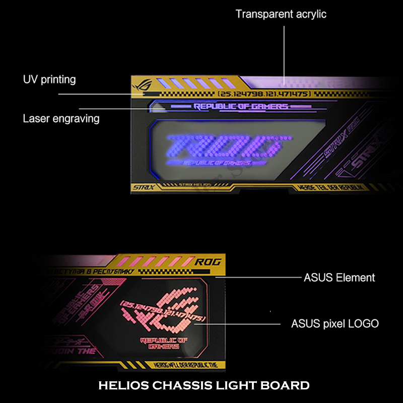 RGB Mirror PC Case Backplate P - Gaming Accessories Lights ulasan dan harga