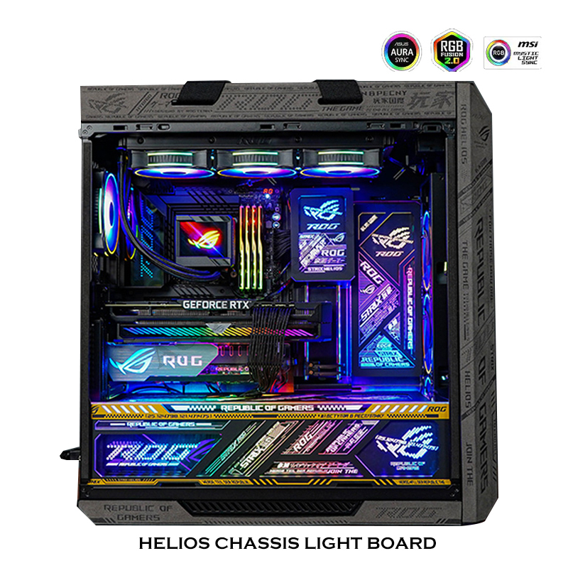 RGB Mirror PC Case Backplate P - Gaming Accessories Lights ulasan dan harga