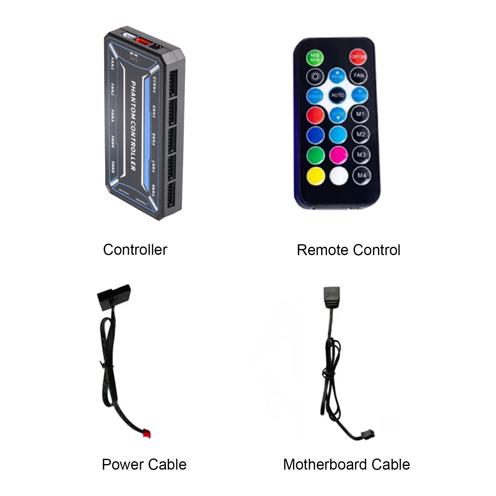 Pengontrol Kipas PC RGB 6Pin 1 - Fan Hub Rgb Controller ulasan dan harga