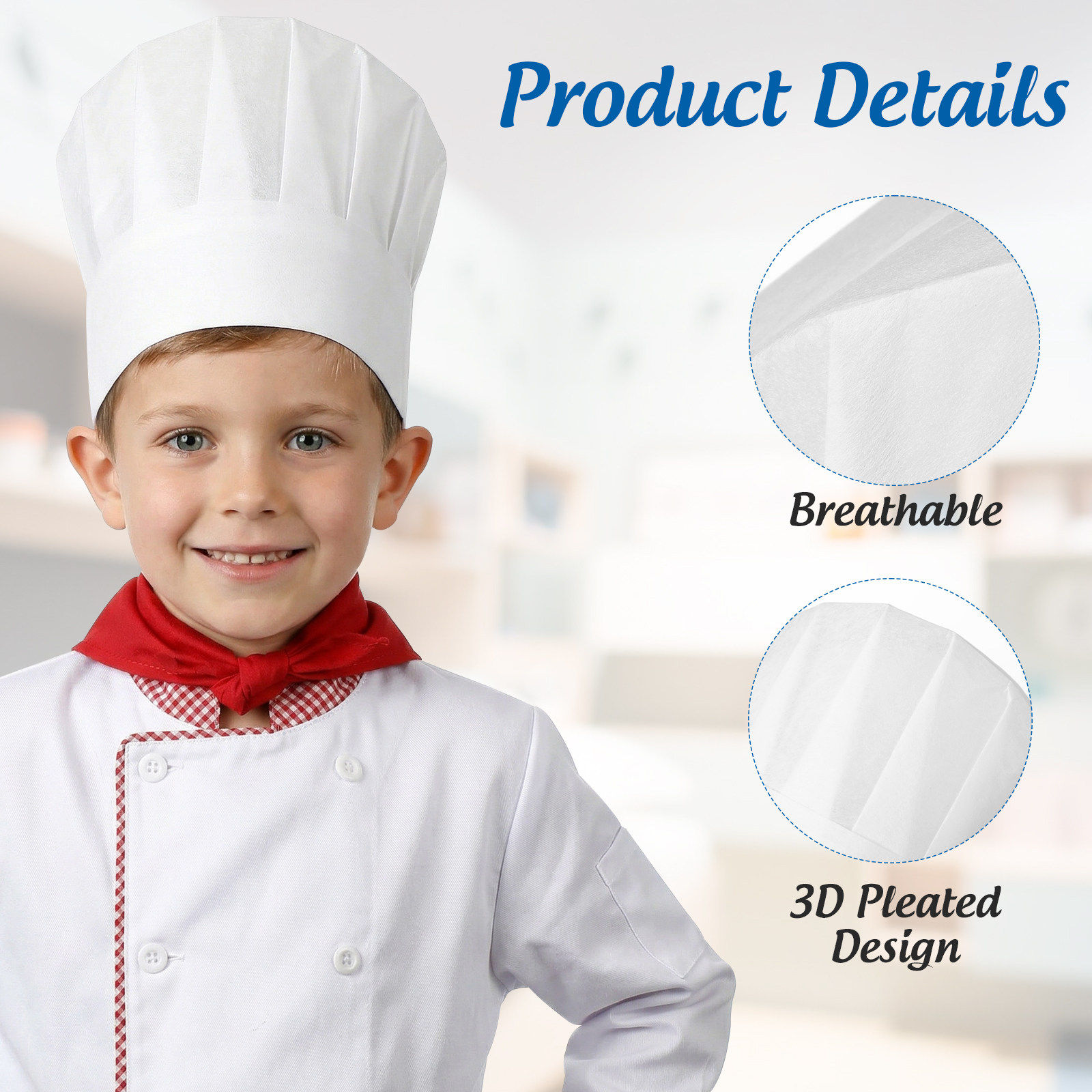 20 Buah Topi Kertas Koki Sekal - Gaming Kitchen Accessories ulasan dan harga
