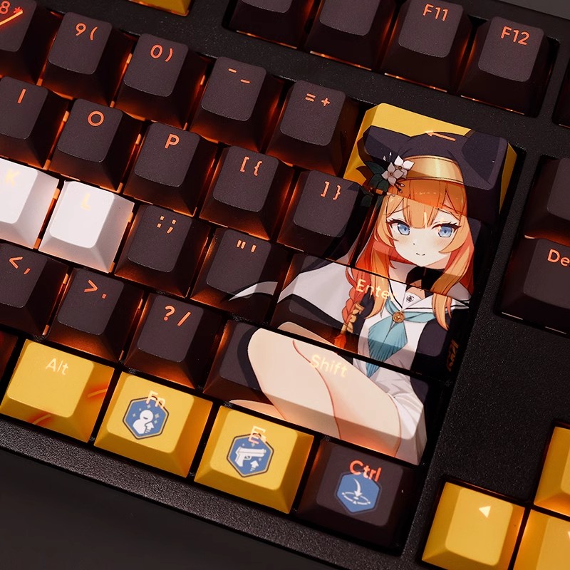108 kunci/set biru arsip Lochi - Gaming Accessories Aesthetic ulasan dan harga