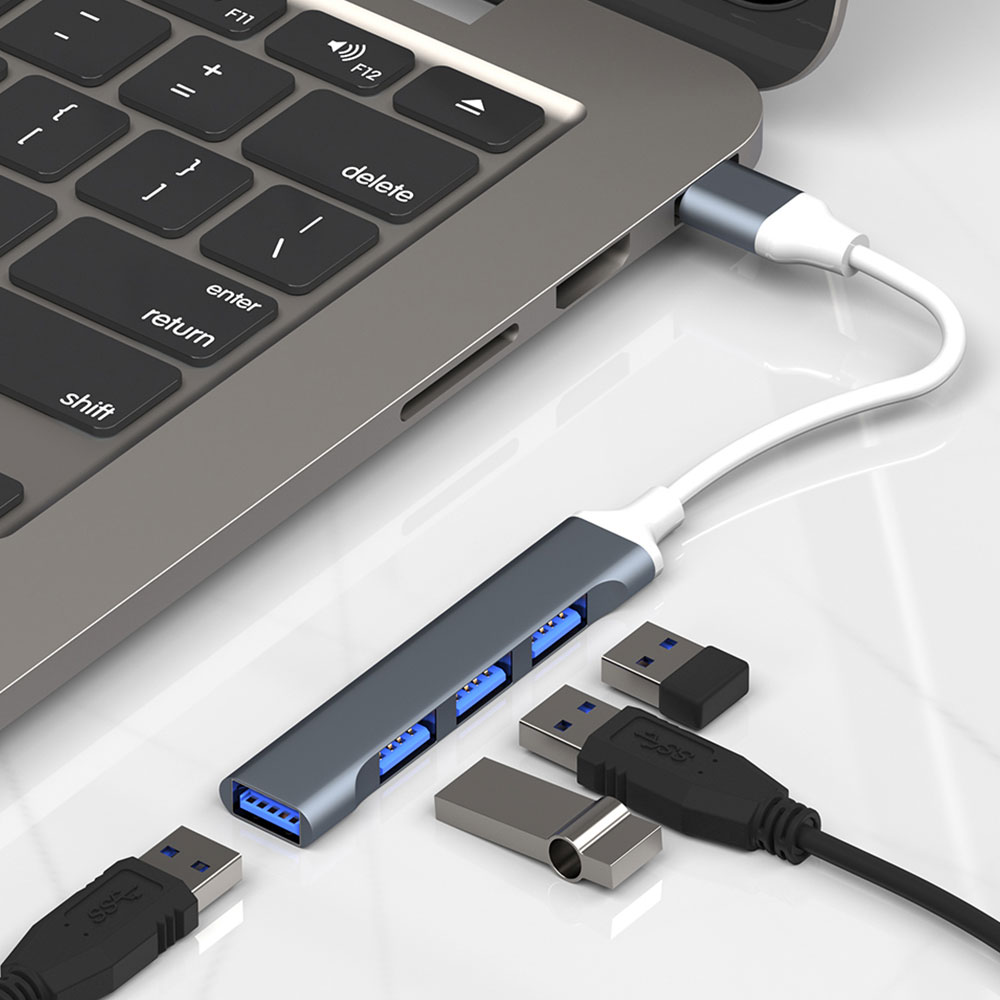 USB C HUB 3.0 Tipe C 3.1 3/4 P - Gaming Accessories Girly ulasan dan harga