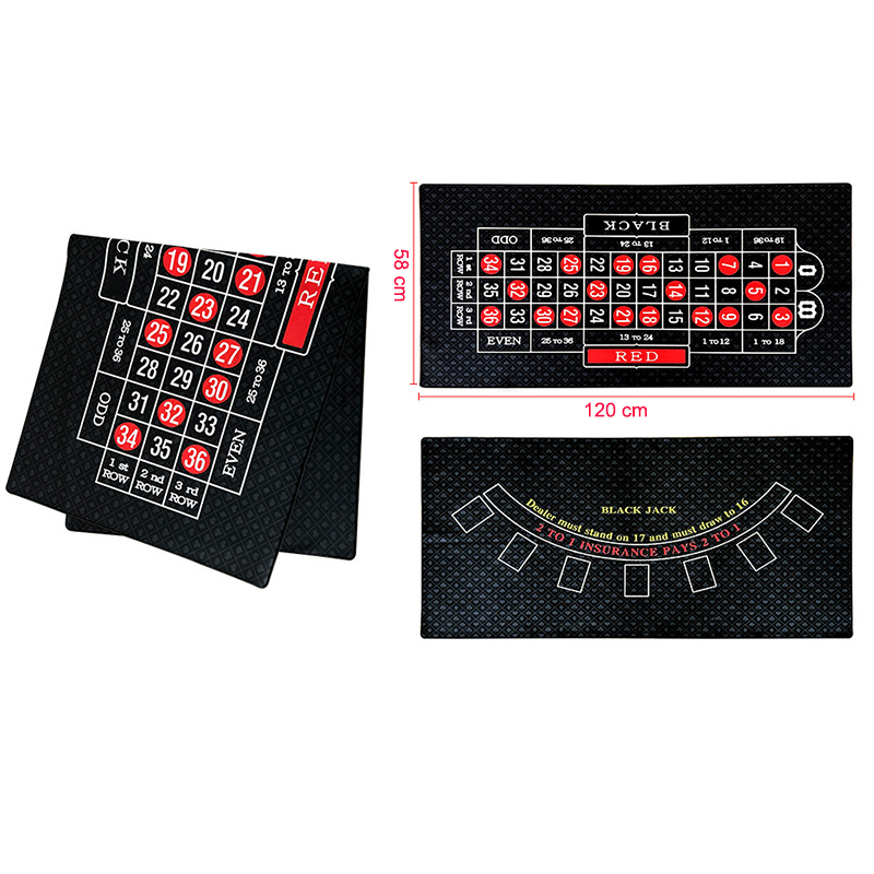 Roulette dan Blackjack dua sis - Gaming Accessories For Table ulasan dan harga