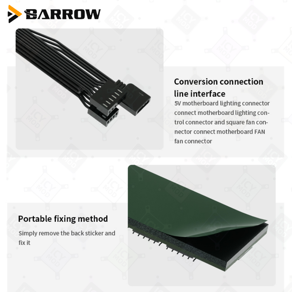 Barrow Hub Pengontrol Kipas 7- - Fan Hub Rgb Controller ulasan dan harga