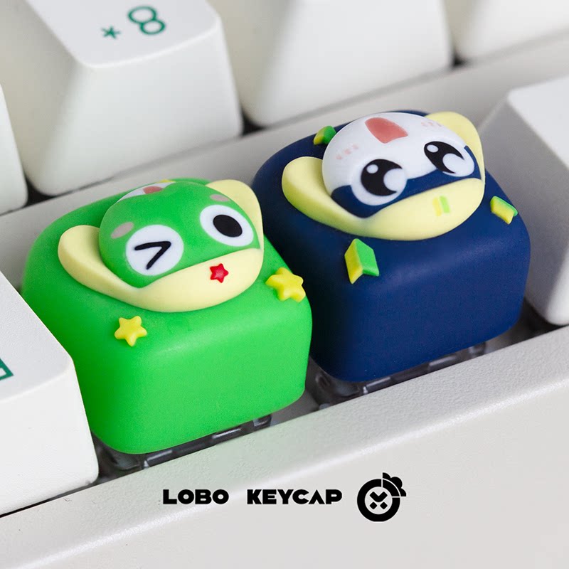 Keycap Anime Bertema Keroro Ke - Gaming Accessories Aesthetic ulasan dan harga