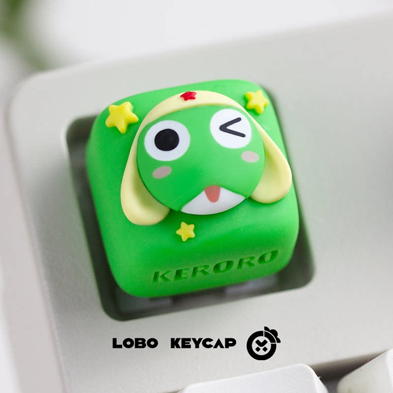 Keycap Anime Bertema Keroro Ke - Gaming Accessories Aesthetic ulasan dan harga