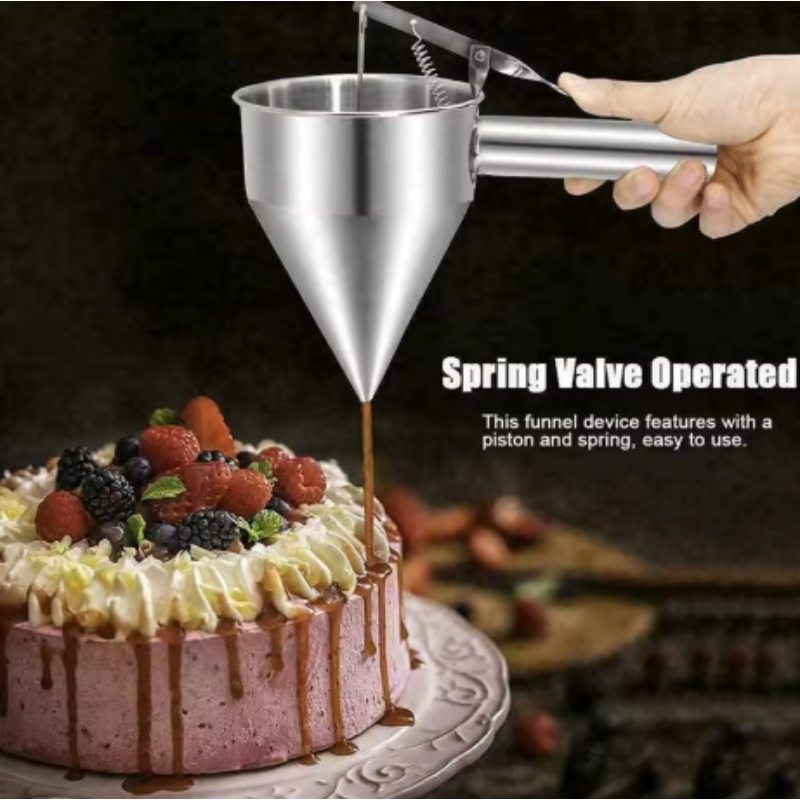 Dispenser Corong Cairan Stainl - Gaming Kitchen Accessories ulasan dan harga