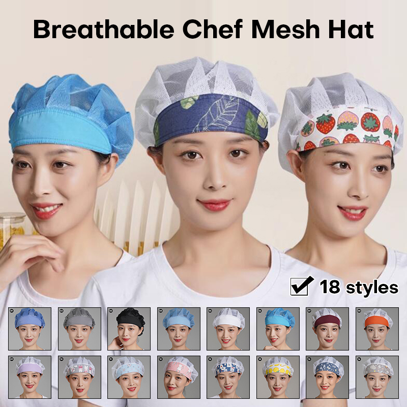 Topi koki anti debu Pria Wanit - Gaming Kitchen Accessories ulasan dan harga
