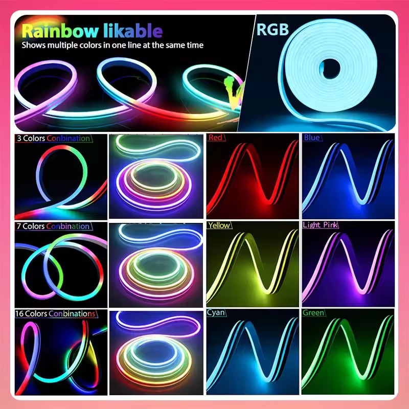 Pita LED Neon Addressable 24V  - Gaming Accessories Lights ulasan dan harga