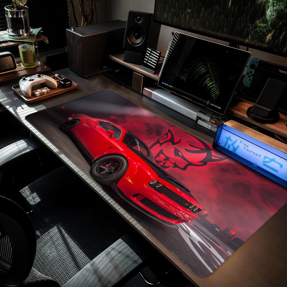 D-DodgeS Car Cool Mouse Pad XX - Gaming Accessories For Table ulasan dan harga