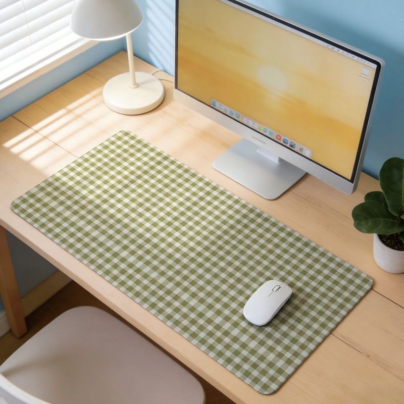 Alas Mouse Desain Kotak-kotak  - Gaming Accessories Officeworks ulasan dan harga