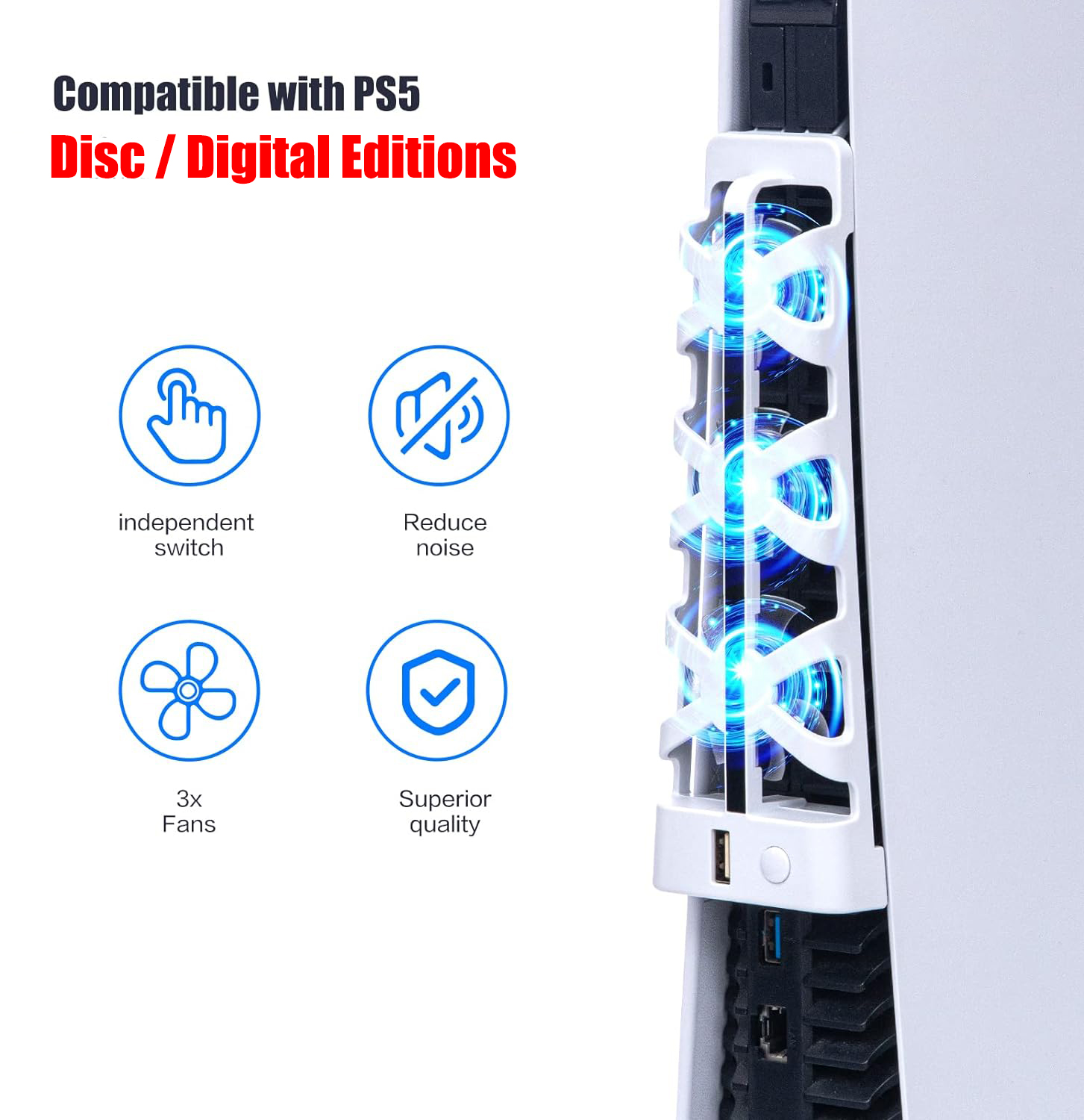 Kipas Pendingin Senyap untuk P - Gaming Accessories Lights ulasan dan harga